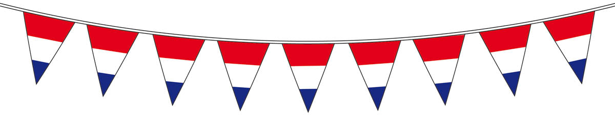 Vlaggenlijn Rood-Wit-Blauw