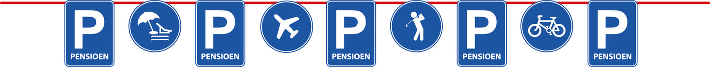 Pensioen Vlaggenlijn Verkeersbord