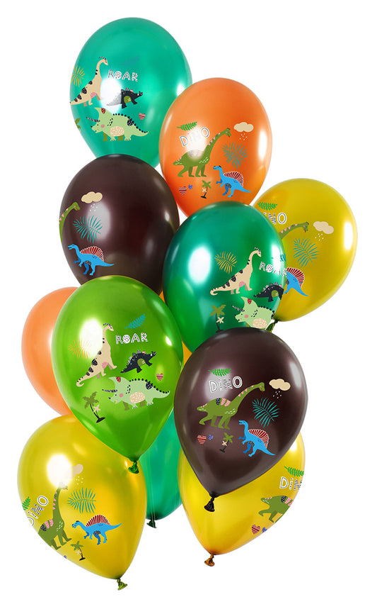 Dino Roars Latex Ballonnen Verschillende Designs