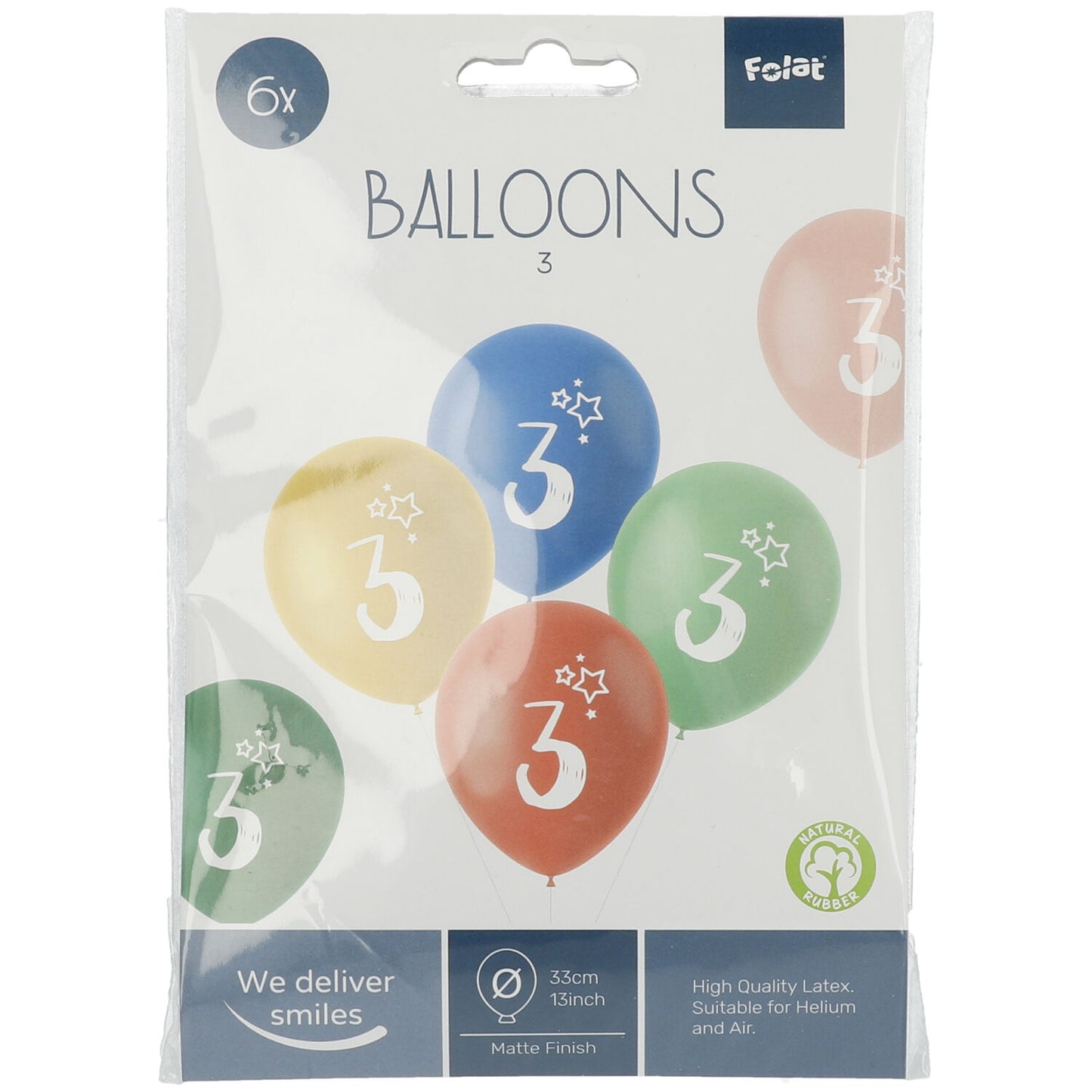 Cijfer Ballonnen 1 t/m 12 Retro