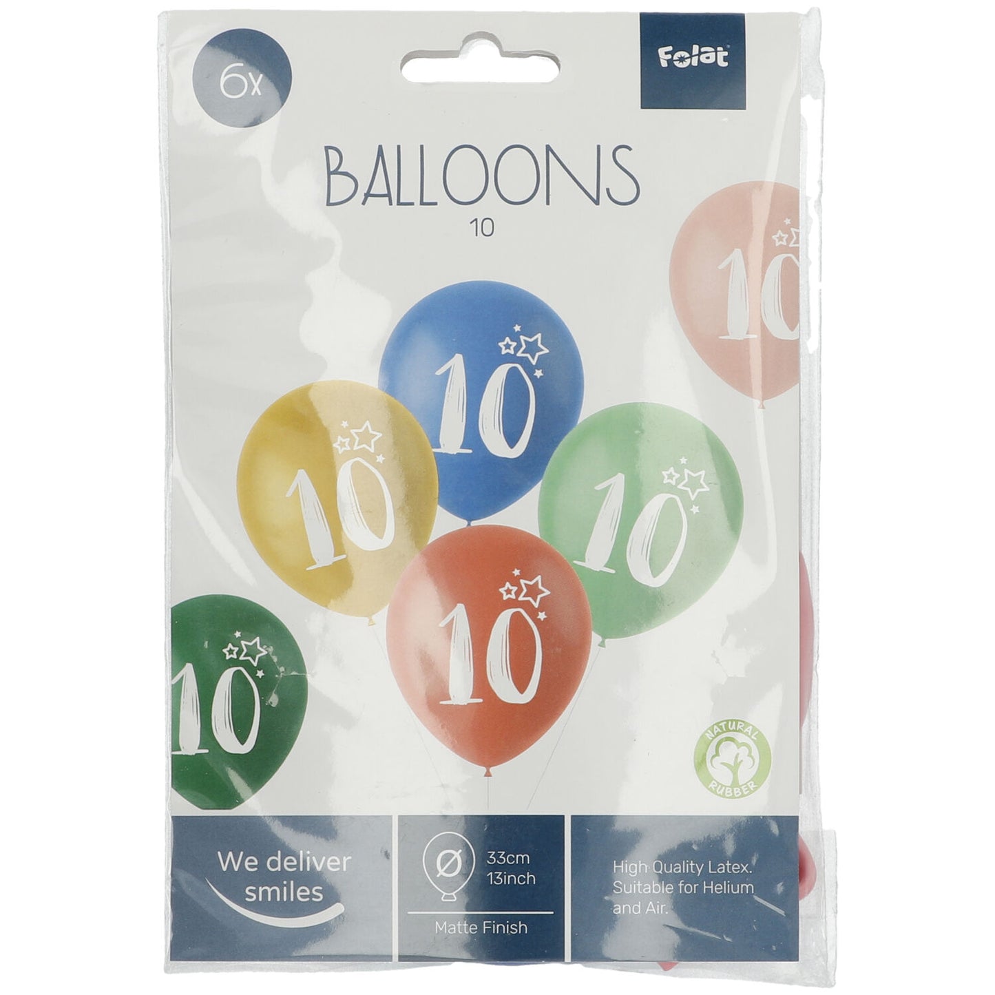 Cijfer Ballonnen 1 t/m 12 Retro