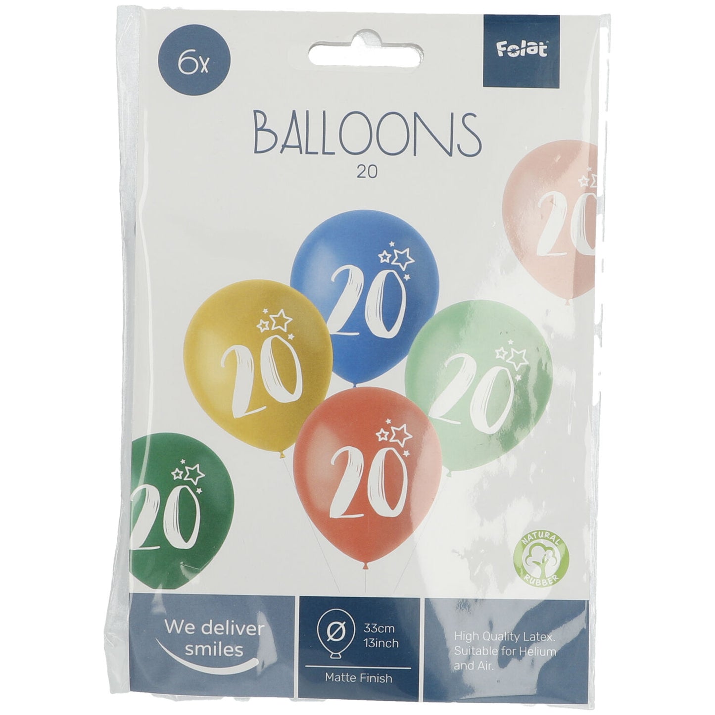 Latex Retro Cijfer Ballonnen Diverse Mijlpalen