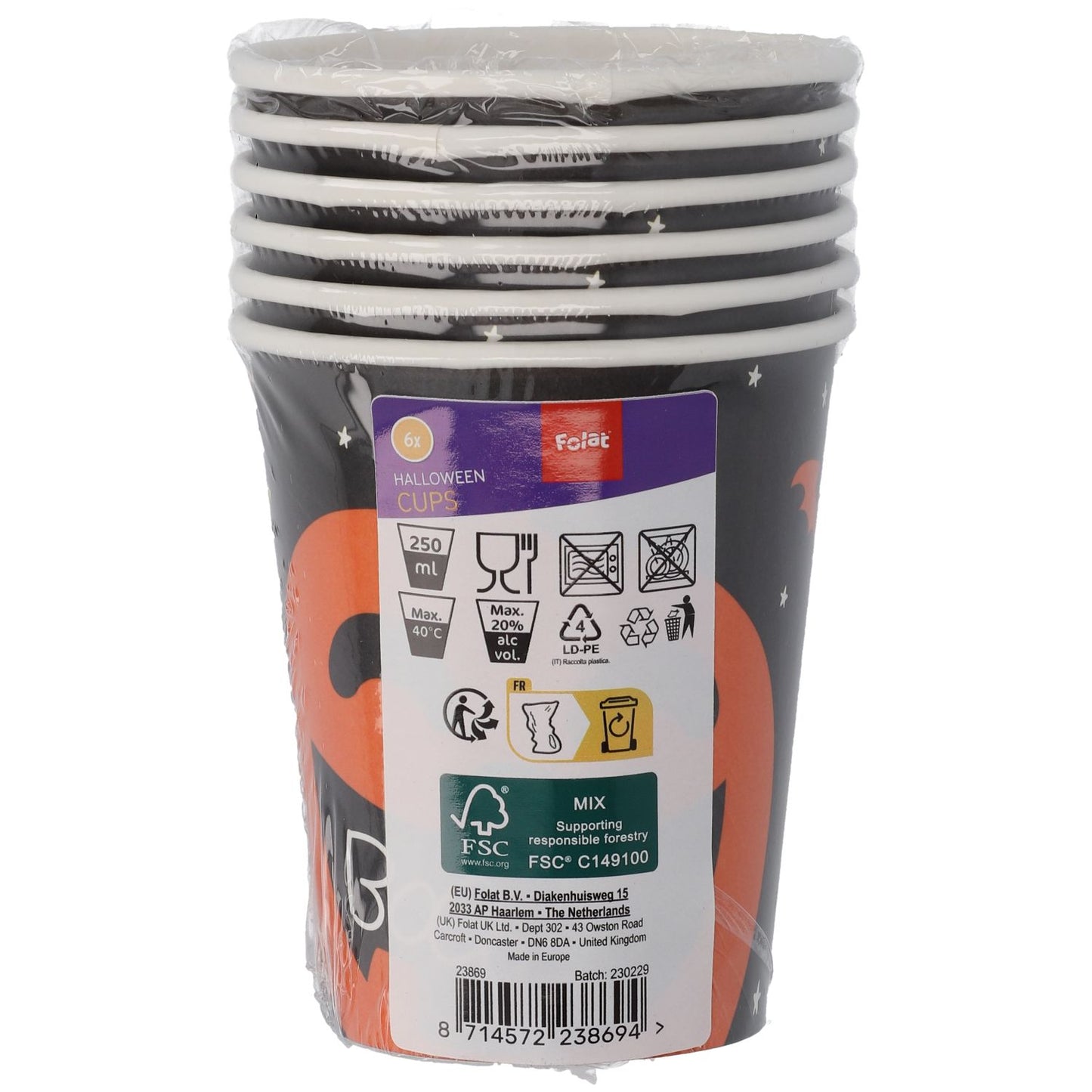 Halloween BoOo Bekers