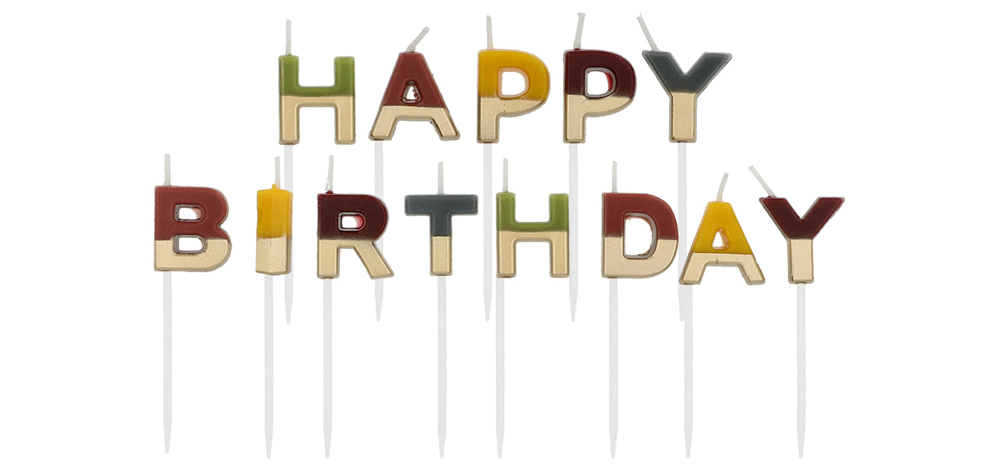 Kaarsen Happy Birthday Blushing of Comfy