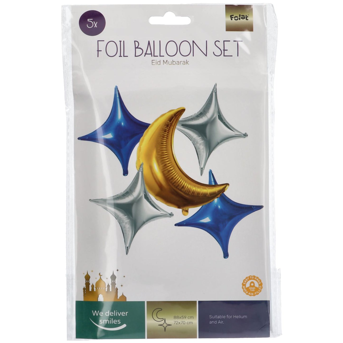 Eid Mubarak Folie Ballonnen