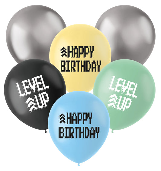Level Up! Latex Ballonnen