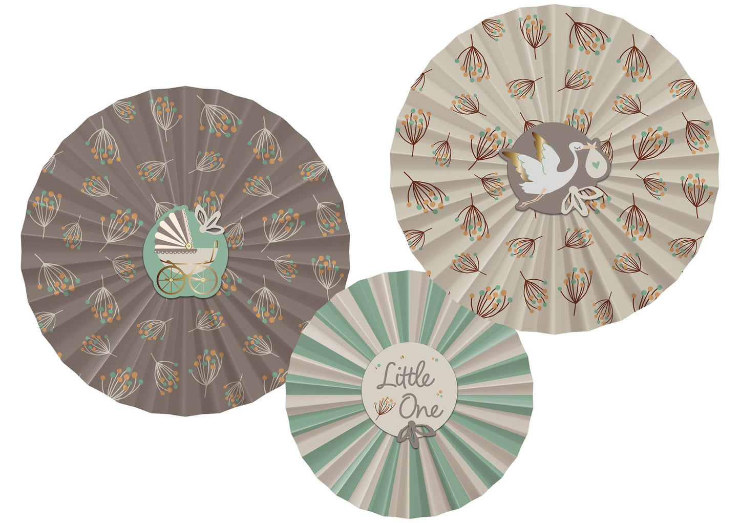 Blooming Baby Decoratie Set