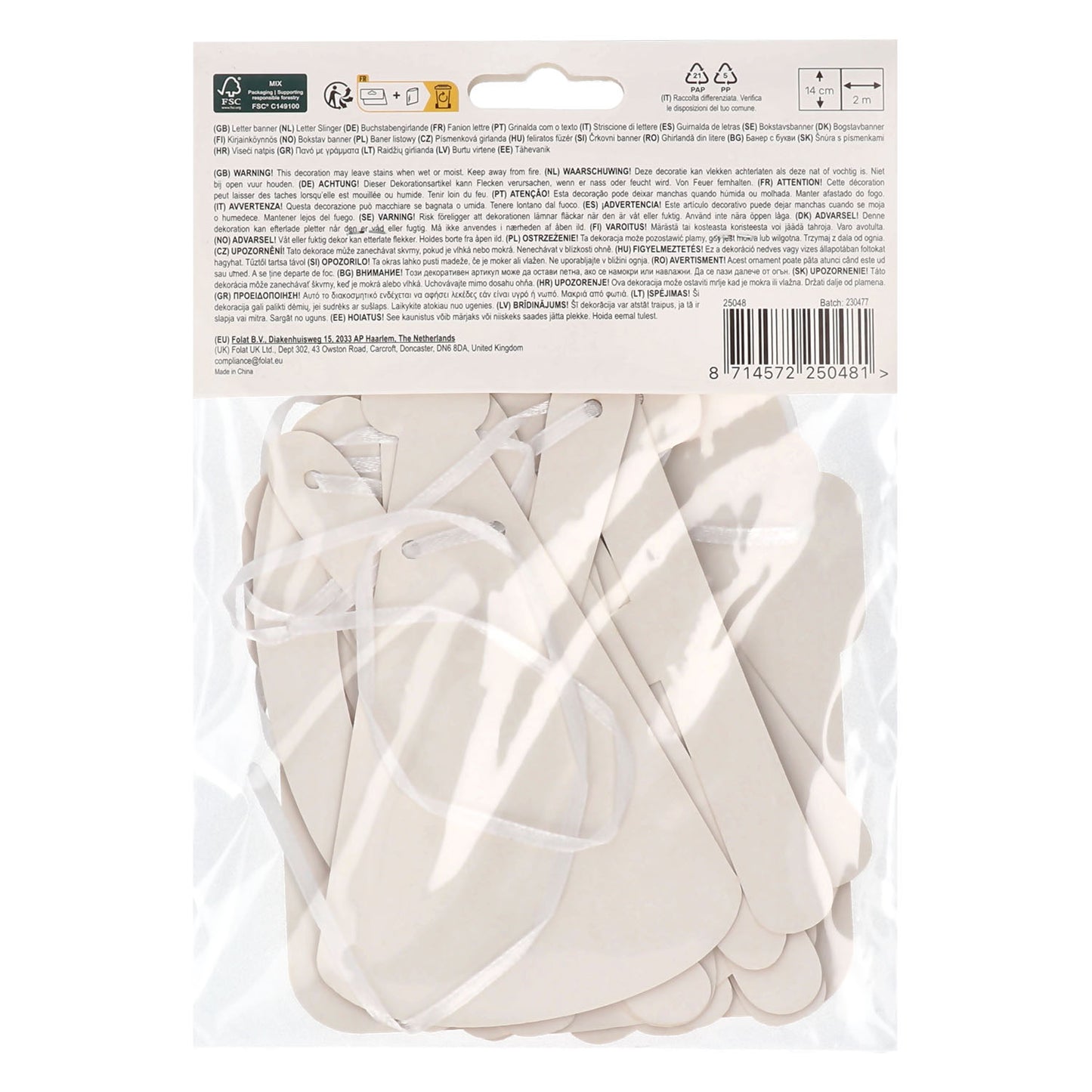 Shining Glam Letterlijn