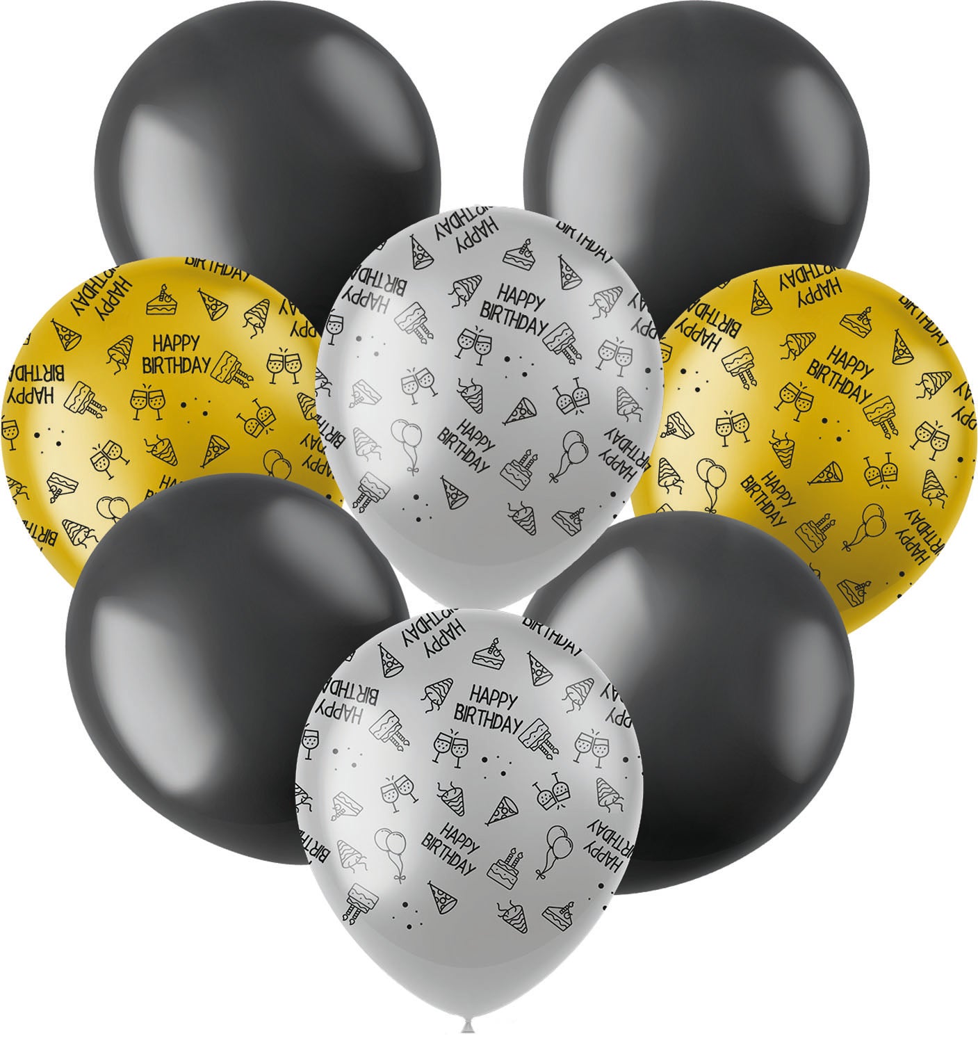 Shining Glam Latex Ballonnen