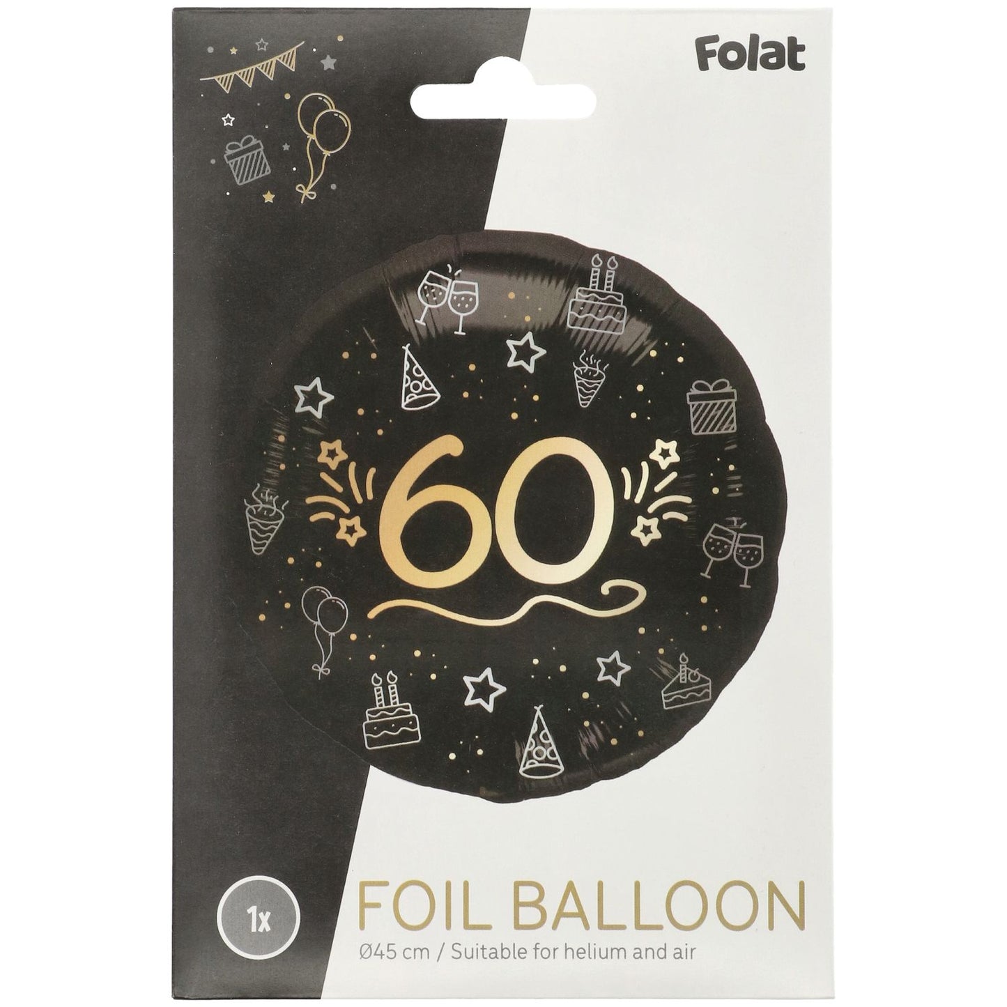 Shining Glam Folieballon Cijfer