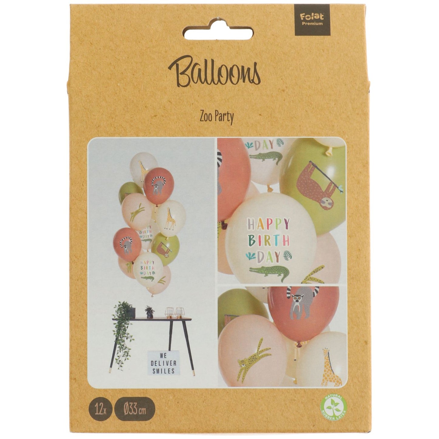 Zoo Party Latex Ballonnen