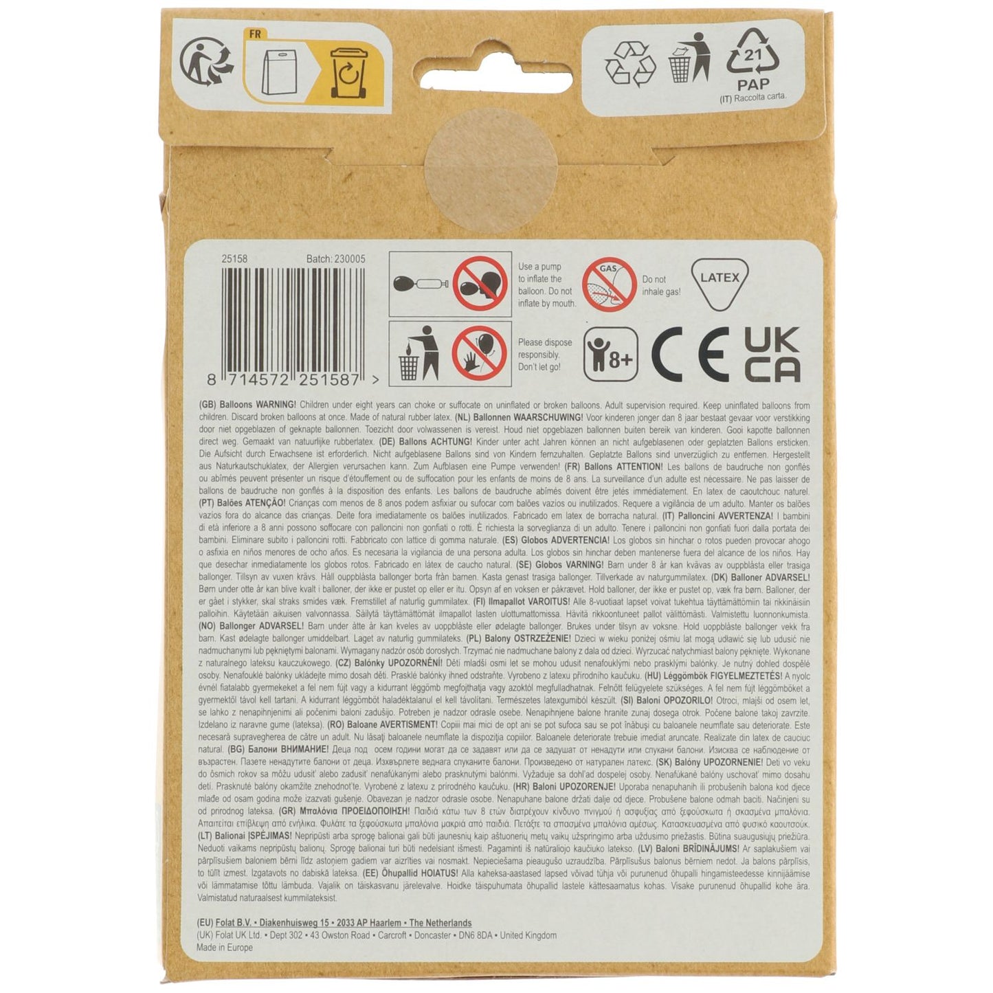 Latex Ballonnen Baby Girl