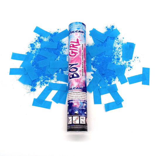 Confetti Kanon Rook-Poeder Roze of Blauw