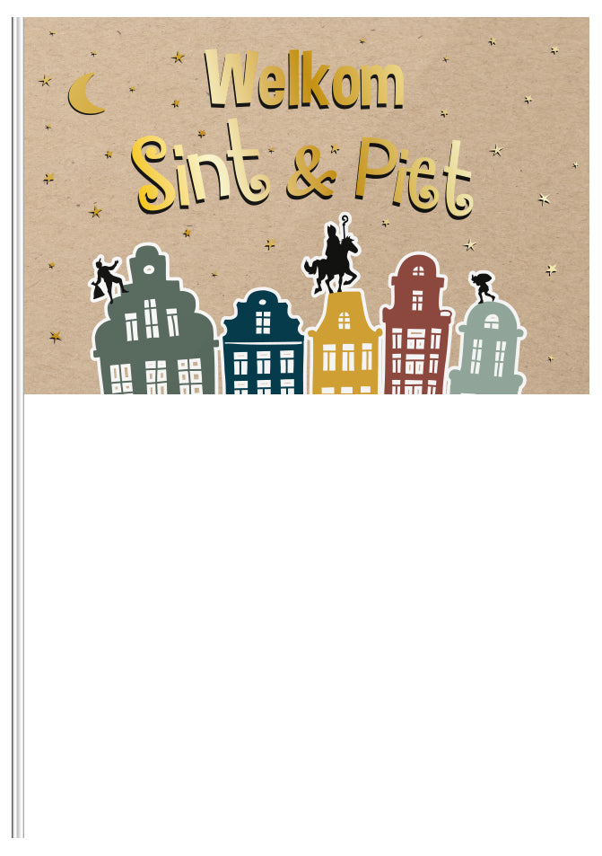 Zwaaivlaggetjes Welkom Sint en Piet