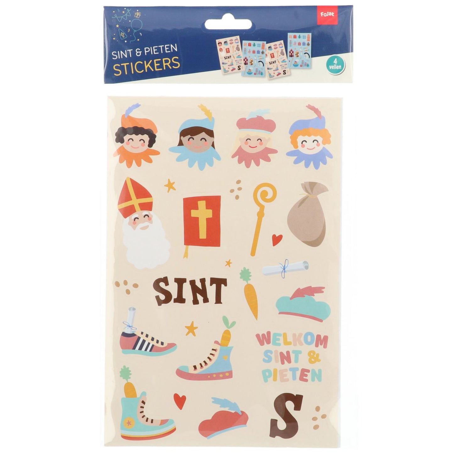 Stickers Sint en Pieten