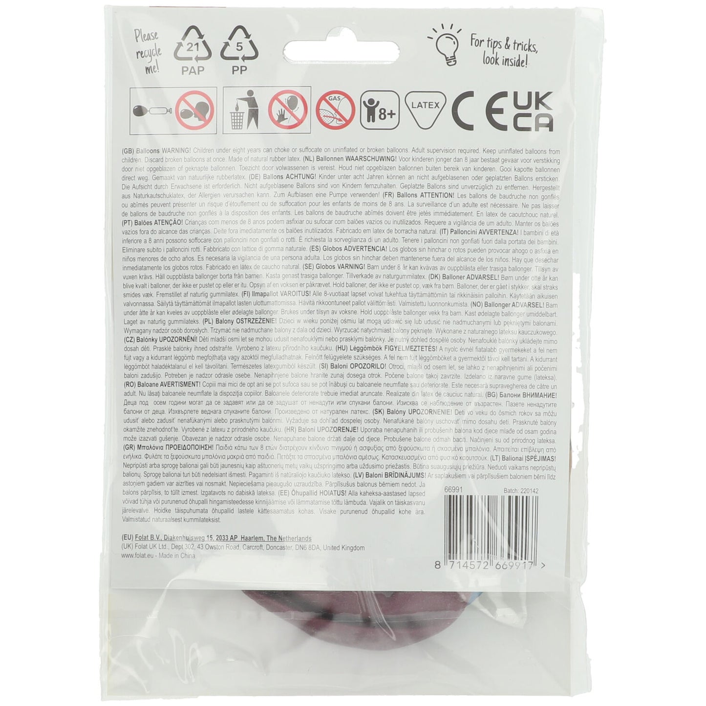 Latex Ballonnen Welkom Sint en Piet