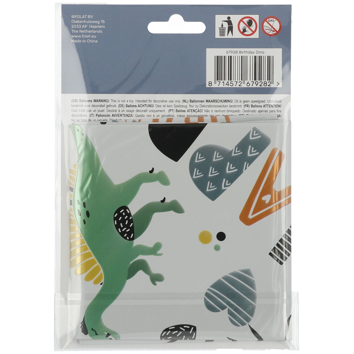 Dino Roars Folie Ballon