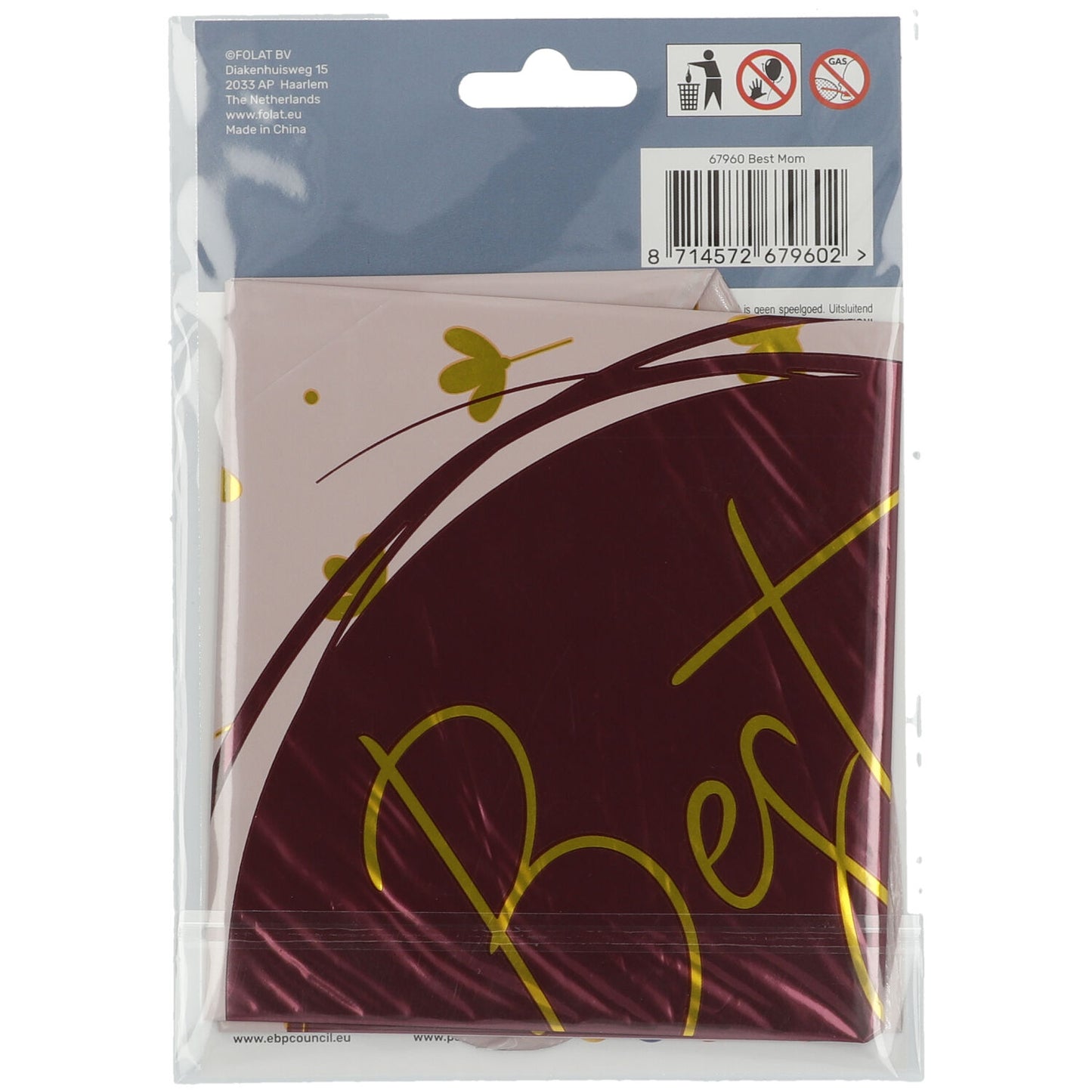 Folie Ballon Best Mom Ever