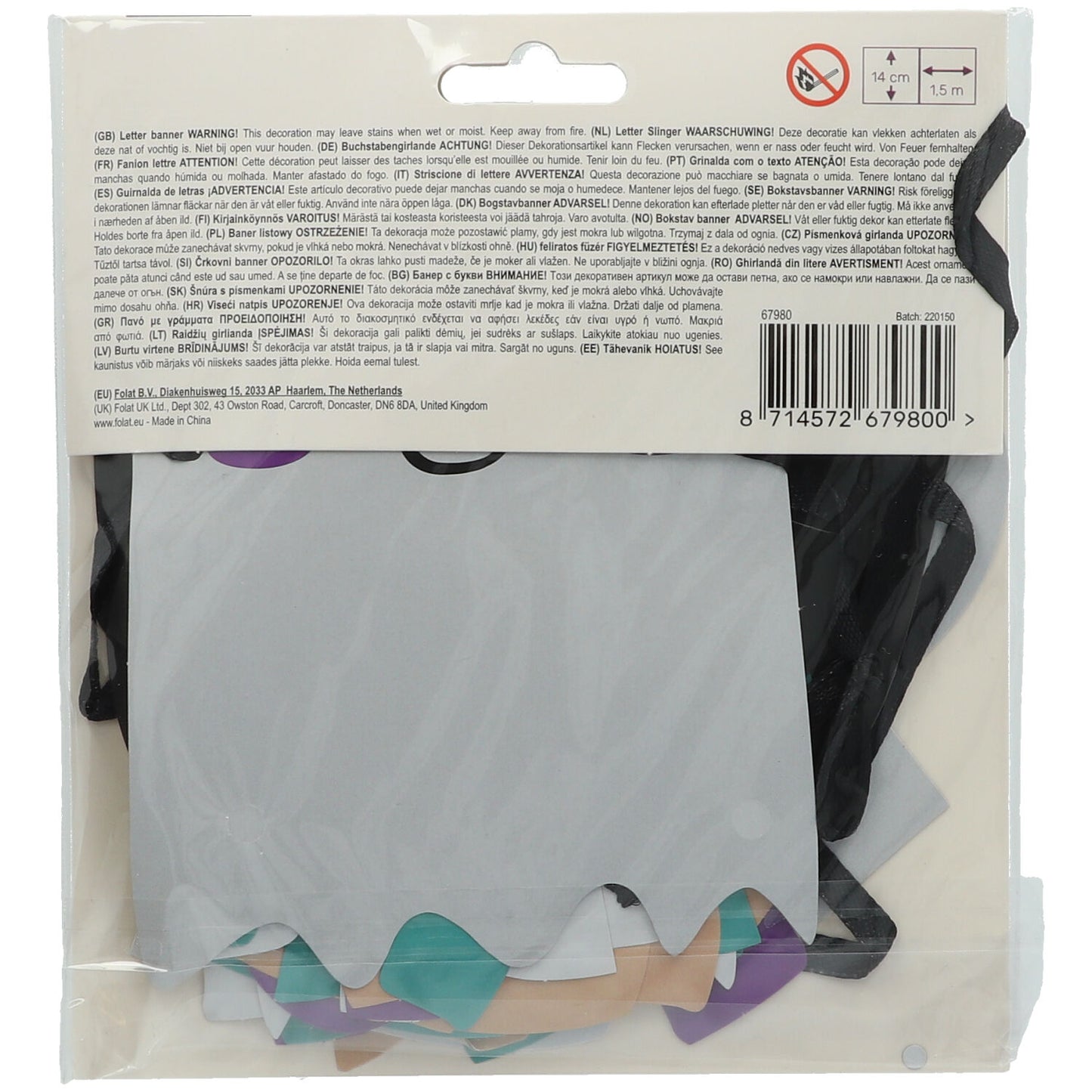 Happy Halloween Letter Slinger "trick or treat"