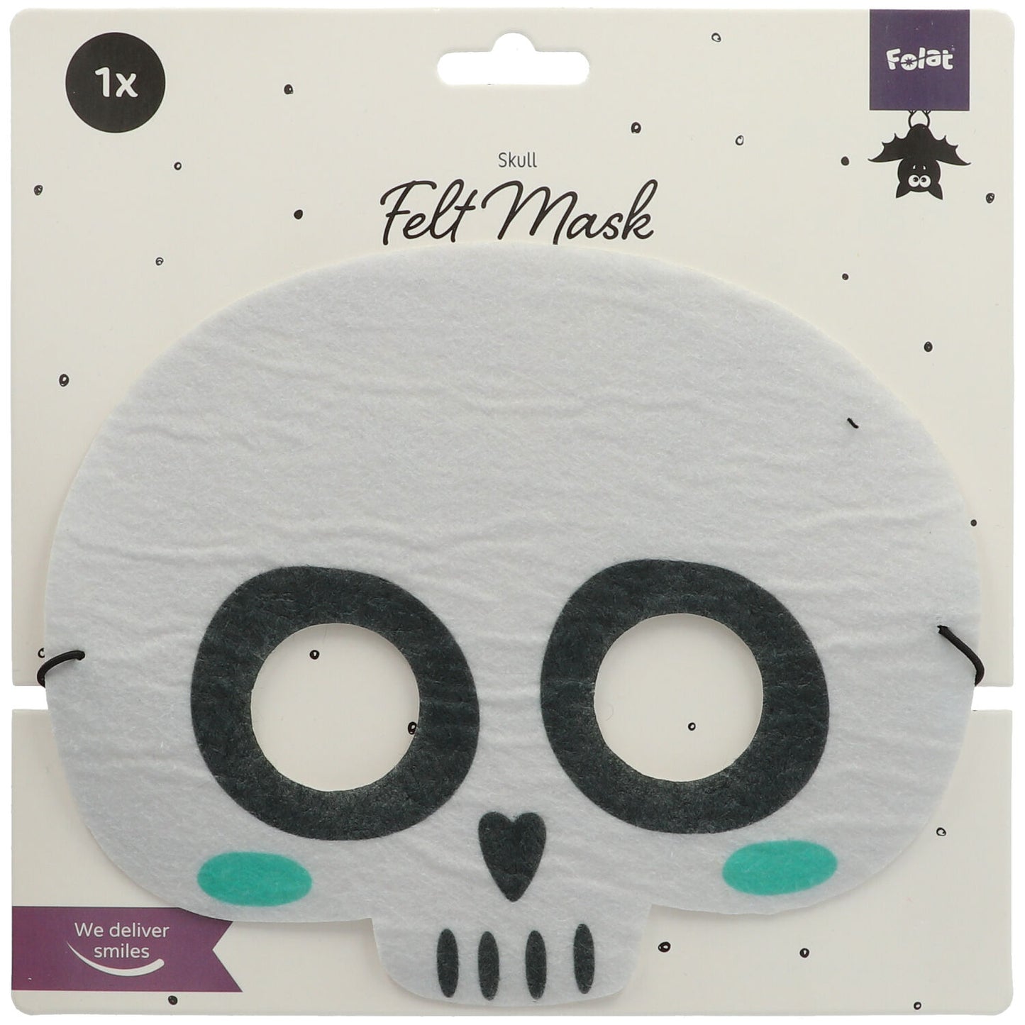 Happy Halloween Masker Skelet