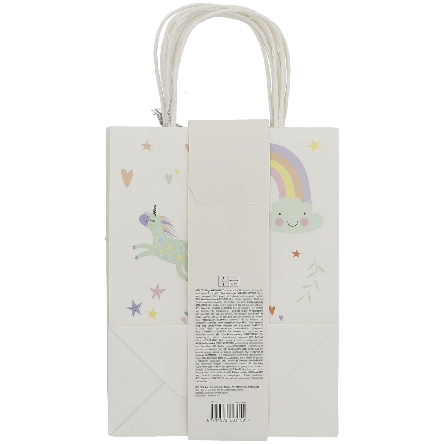 Unicorn Traktatie Zakjes