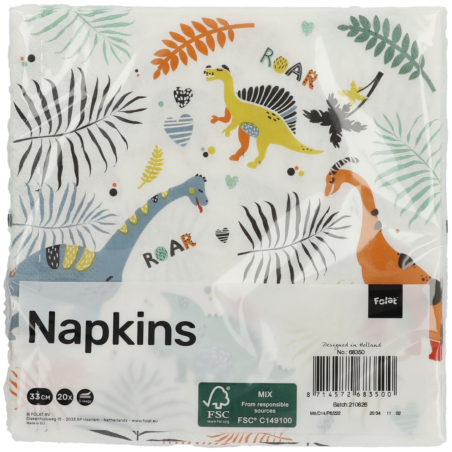 Dino Roars Servetten