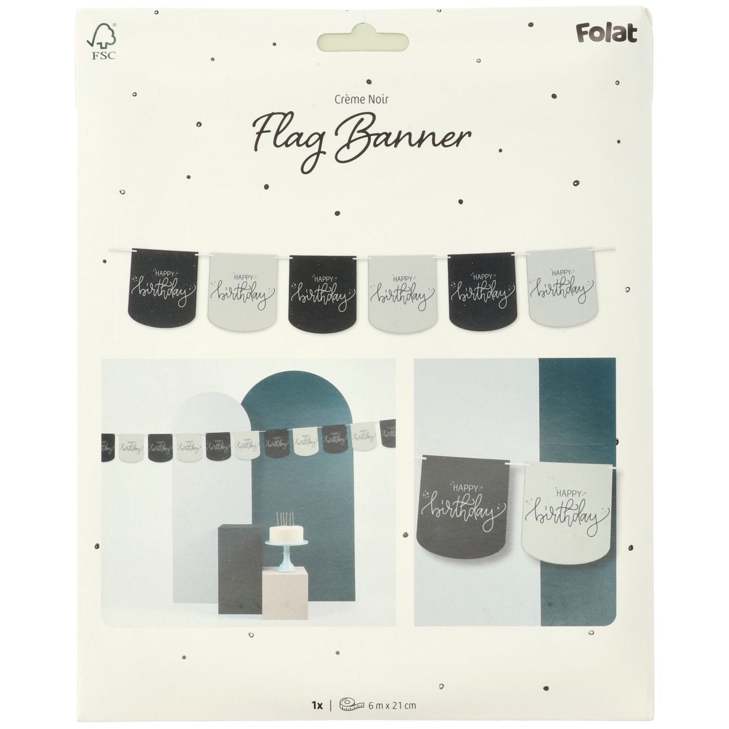 Crème Noir Vlaggenlijn