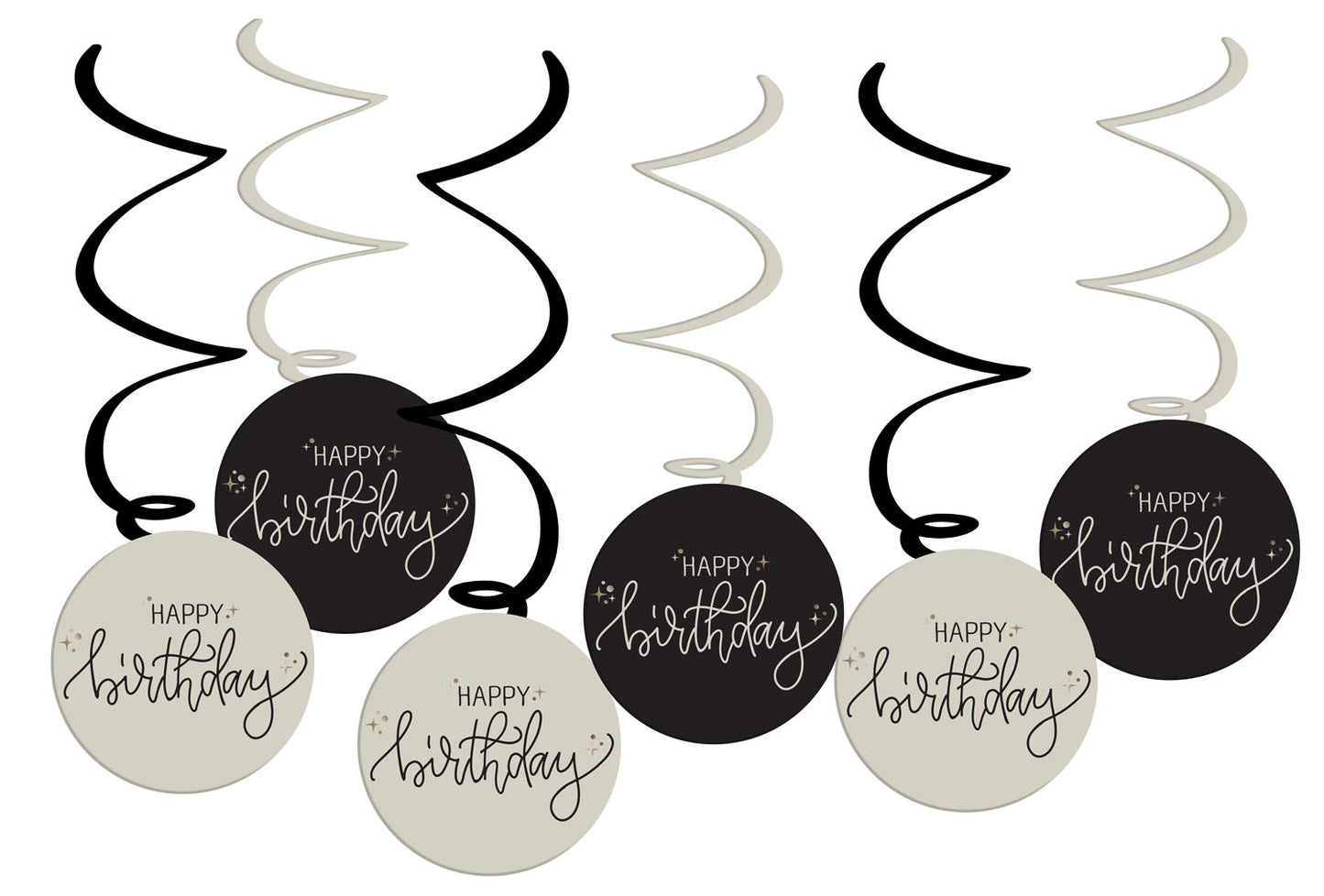 Crème Noir Hang Decoratie