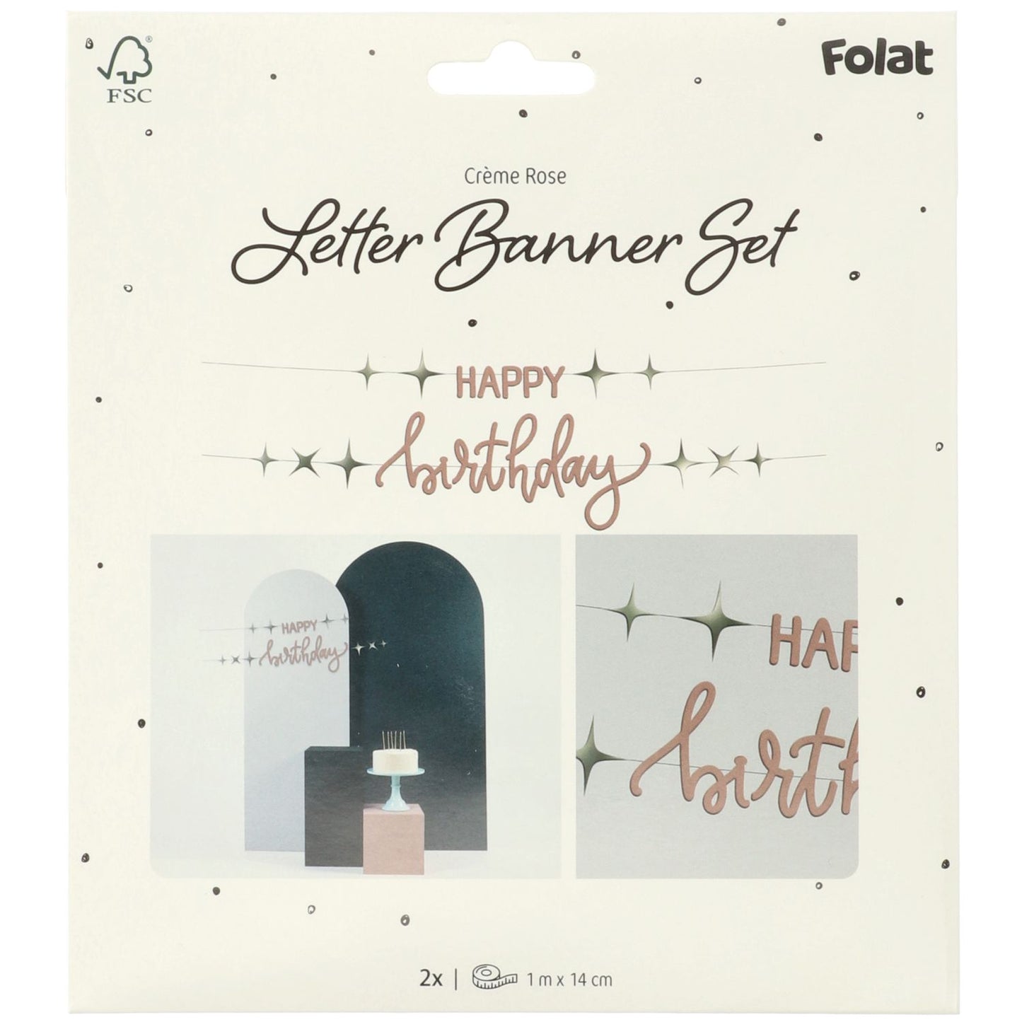 Crème Rose Letterlijn