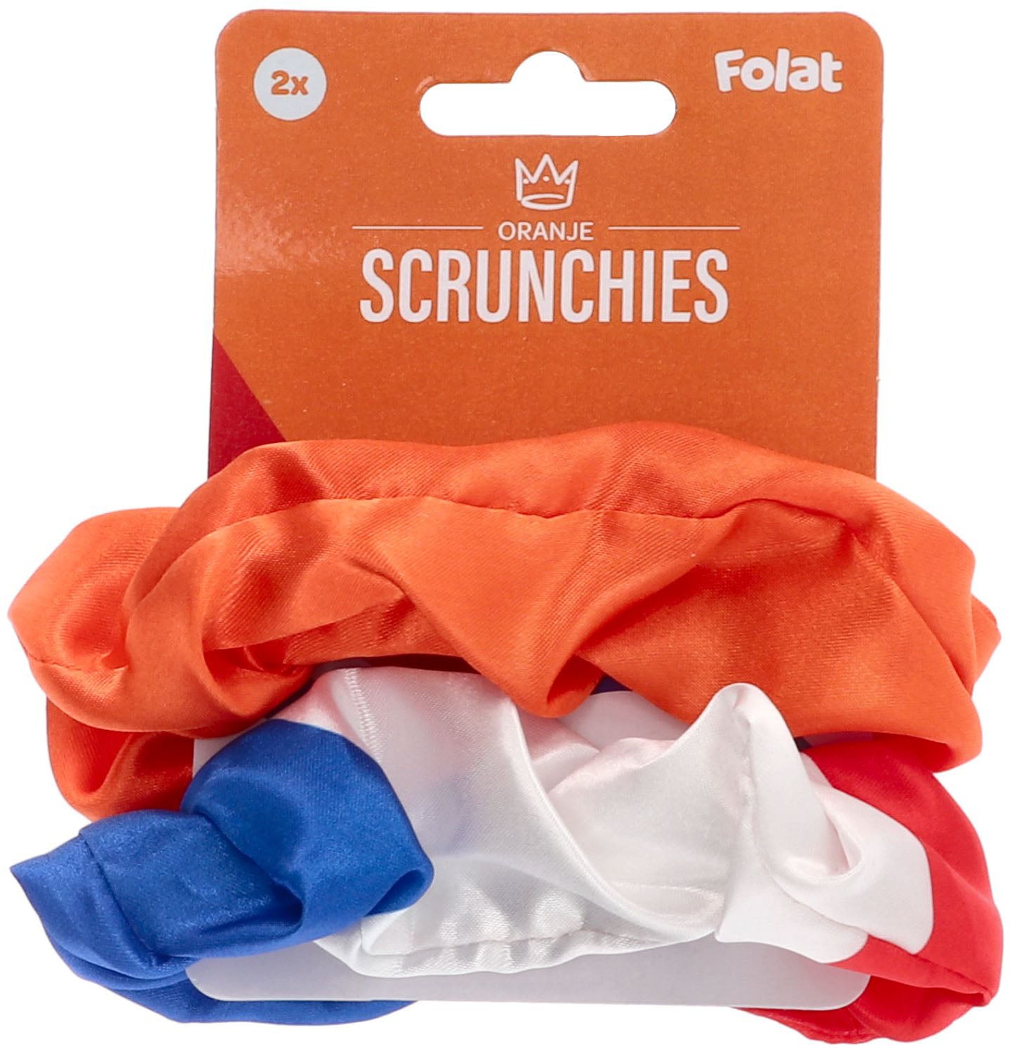 Haarelastiek Oranje en Rood-Wit-Blauw
