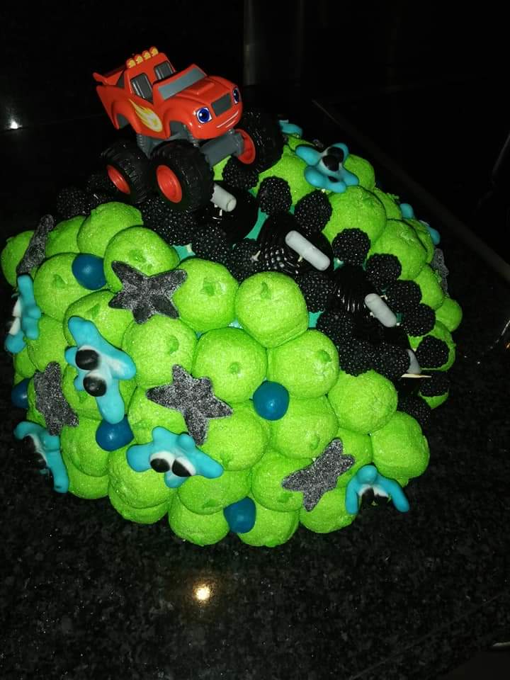 Snoeptaart Monstertruck