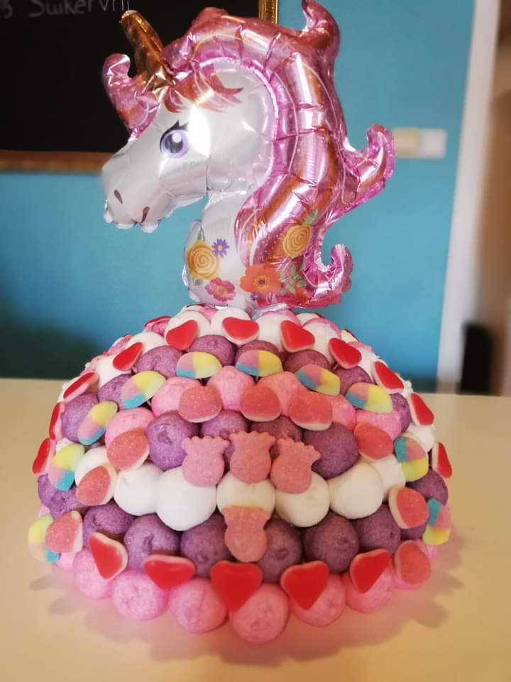 Snoeptaart Unicorn